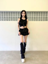 カンカンコットンミニスカートパンツ / 925. Cancan cotton mini sk-pt (3color)