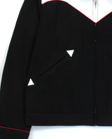 クリントウェスタンブルーベル/YM Clint Western leather Cotton Jacket (2 colors)