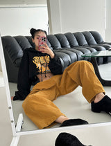 a street cropped hoodie