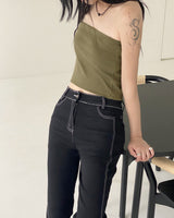 [MADE] Noti Color Basic Crop Tube Top