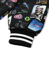 スペースグラフィック_バシティジャケット/ Space_Graphic Varsity Jacket BLACK (6613186707574)