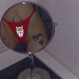 般若 リフレクティブ Tバック レッド/ HANNYA REFLECTIVE THONG RED - MJN (4443772354678)