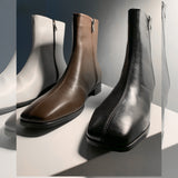 Square Toe Ankle Boots (6686094458998)