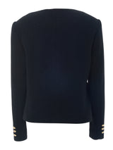 POCKET ROUND TWEED JACKET_BLACK (6638377730166)