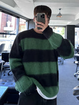cander loosefit strip knit