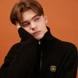 クレストハーフジップニット / CREST HALF ZIP KNIT