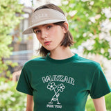 フラワークロップ半袖Tシャツ