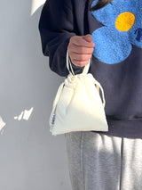 Strap string pouch-basic