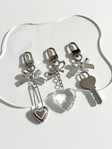 ribbon glass Keyring