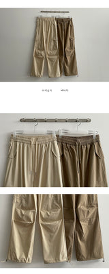 ゴージャスニーピンタックプリーツカーゴワイドパンツ / Gorgeous knee pin tuck pleats Cargo wide pants