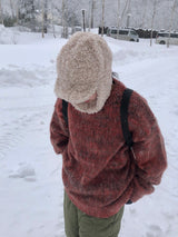 Fable snow melange knit 