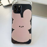 Pink - Sketch Mochi Rabbit Phone Case