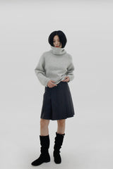 タートルレグランニット/Turtle Leglan Knit (4color)