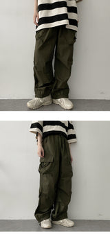 ヒップストリングワイドカーゴパンツ / Hip String Wide Cargo Pants