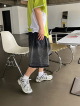スタップバミューダデニムパンツ