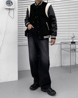 オビーウールバーシティージャケット / CR Obie wool varsity jacket (2 colors)