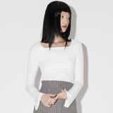 Sqare knit [IVORY] (6618507116662)