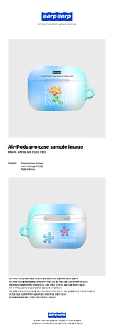 JELLY FLOWER-SKY BLUE(AIR PODS PRO-HARD) (6602475405430)