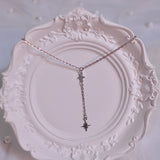 y shape necklace