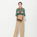 VICTORIA STRIPE TEE, GREEN+IVORY S/T (6633231253622)
