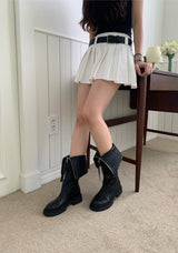 Zipper boots