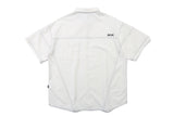 フロントポケットワークシャツ/FRONT POCKET WORK SHIRT_WHITE