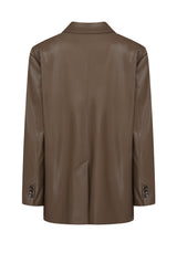 HAZELNUT OVERSIZED VEGAN LEATHER JACKET (6624220479606)