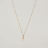 ドロップパール 14K ゴールドフィルネックレス / DROP PEARL 14K GOLDFILLED NECKLACE (L size)