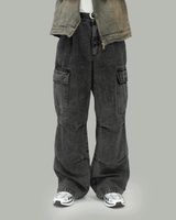 Stae cargo denim pants