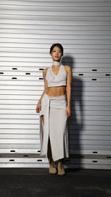 サハラロングスカート / sahara long skirt [oatmeal]