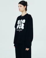 POINTAGE LOGO SWEATSHIRT-BLACK (6680893685878)
