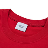 SPACE DOODLE ARTWORK SHORT SLEEVE T-SHIRT RED 