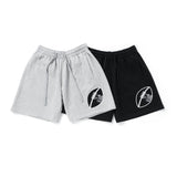 RUGBY 1/2 SWEAT SHORTS (2color) (6675714375798)