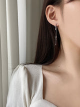 ミニムーンツインピアス/2color