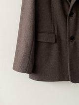 Simple wool jacket