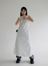ナイロンバックポイントワンピース / Nylon Back Point One Piece (3color)