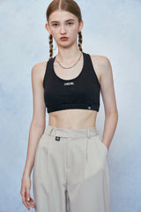 HIDE Cross Bra Top (Black) (6570977198198)