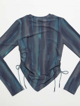 Marble Shirring T-shirts (GR)
