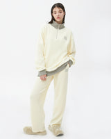 TYPO LOGO KNIT PANTS-IVORY (6605053493366)