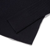EMBLEM WAPPEN ROUND NECK KNIT [NAVY]