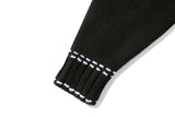 ハンドスティッチニットカーディガン/HAND STITCH KNIT CARDIGAN_BLACK