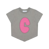 シンボルスカーフクロップド半袖Tシャツ