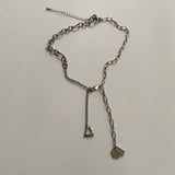 ユニーク2ウェイヘックスボールドチェーンネックレス/hacx Unique Two-Way Hex Bold Chain Necklace