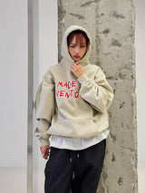 VENTIQUE Pigmate fluff Hoodie 3color
