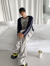 No.0102 track raglan T