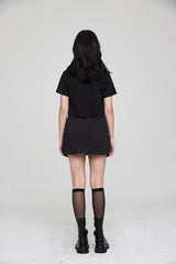 2フューリアスクラブクロップTシャツ / 2 FURIOUS CLUB CROP T-SHIRT BLACK