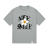 ナイススマイルロゴフラワーショートスリーブTシャツ / NICE SMILE Logo Flower Short Sleeve Tee