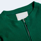 ２WAYジップアップワッフルカーディガン/DAMP 2-WAY ZIP-UP WAFFLE CARDIGAN_GREEN