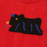 [KIDS] KIRSH X MISAKI KAWAI KIDS FAMILY BASIC KNIT [RED]