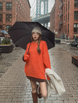(UNISEX) キャミカルベーシックブラシニット
